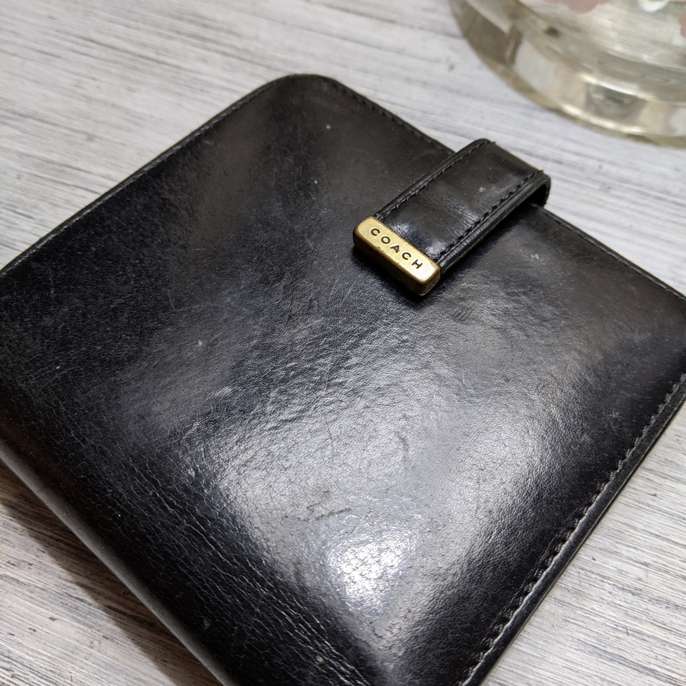 Coach leather wallet